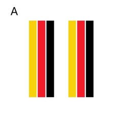 Tricolor Racing Stripe Graphics Sticker For BMW Audi VW Honda Toyota Side Decal