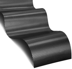 VViViD XPO Black Carbon Fiber Car Wrap Vinyl Roll Featuring Air Release