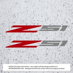 Set of 2 (2020-22) C8 Z51 Vinyl Decal Stickers for Corvette Sports Cars