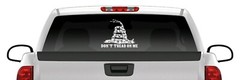 Don’t Tread Rattlesnake Decal 2A Rights Gadsden Flag 2nd Amendment Vinyl