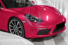 Gloss Glitter Rose Red Sparkle Metallic Car Vinyl Wrap Sticker Decal Sheet Film