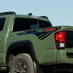 Set of 2: TRD 4×4 off-road bedside vinyl decal fits 2016-2022 Toyota Tacoma