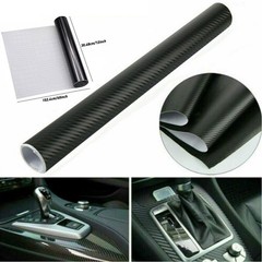 Glossy Carbon Fiber Car Headlight Tail-light Sticker Tint Vinyl Film Deca D