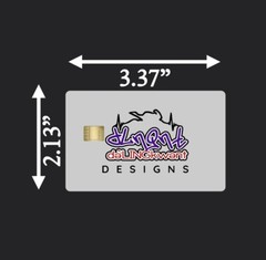 2 Premium Print BMW #4 Bank Card Skins Small Chip.