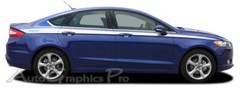 Vinyl Graphics Stripes Upper Door Pin Striping Decals for Ford Fusion 2013-2020