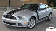 2013-2014 Ford Mustang GT V6 PRIME 1 Decals Racing Stripes 3M Graphics PDS1786