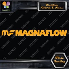 Fits Magnaflow Logo Before Name Exhaust JDM Decals Stickers Vinyl