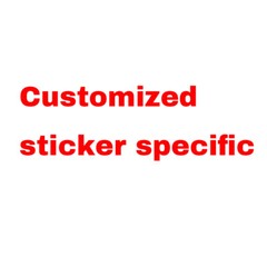 Customized sticker specific