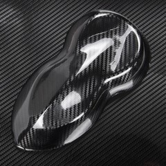 Super Gloss 5D Twill-Weave Black Carbon Fiber Vinyl Wrap Air Release Bubble Free