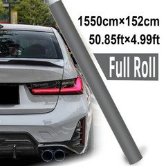 5FTx50FT PET Crystal Nardo Grey Vinyl Wrap Self-Adhesive Air Release US Stock