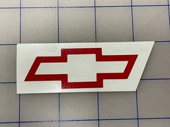 Chevy Bowtie Decal Die Cut Chevrolet Bow Tie Sticker 1″, 2″, 3″, 4″, 5″, 6″, 7″+