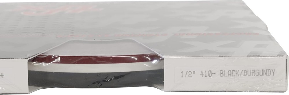 Universal 1/2″ 2-Color Pinstripe 02085410- Black/Burgundy
