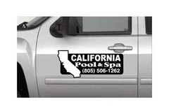 CAR TRUCK VAN DOOR – VINYL DECALS 2 COLOR- set of 3