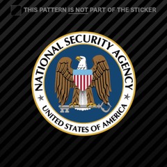 National Security Agency NSA Sticker Self Adhesive Vinyl covert