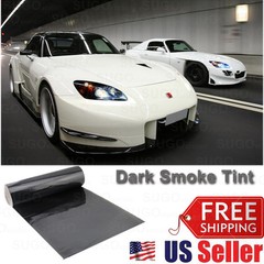 12″x60″ Dark Smoke Vinyl Tinted Film Tail Light Head Lamp Glass/Plastic Lens