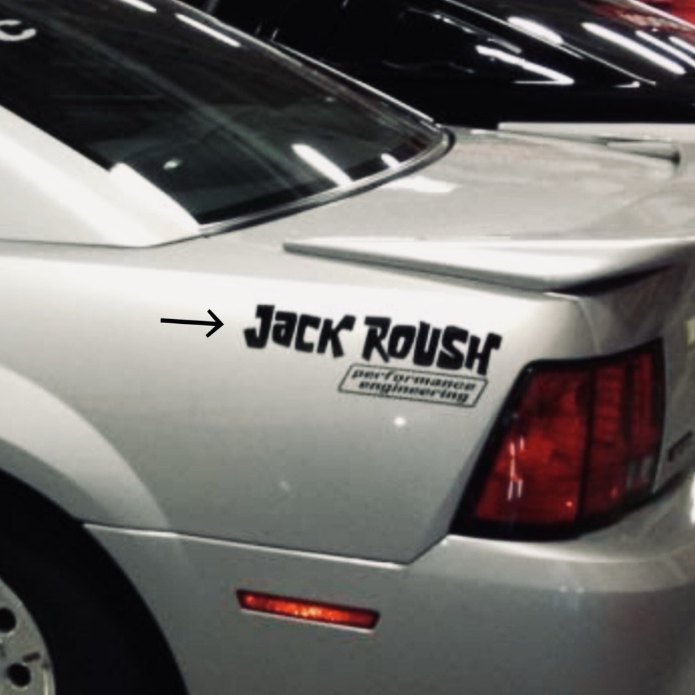 Jack Roush Performance Engineering Rear Car Decals OEM 2PC Set New Oracle Rare!!