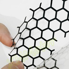 Honeycomb Taillight Lamp Decor Trim Self-Adhesive Sticker For Honda Accord 18-22
