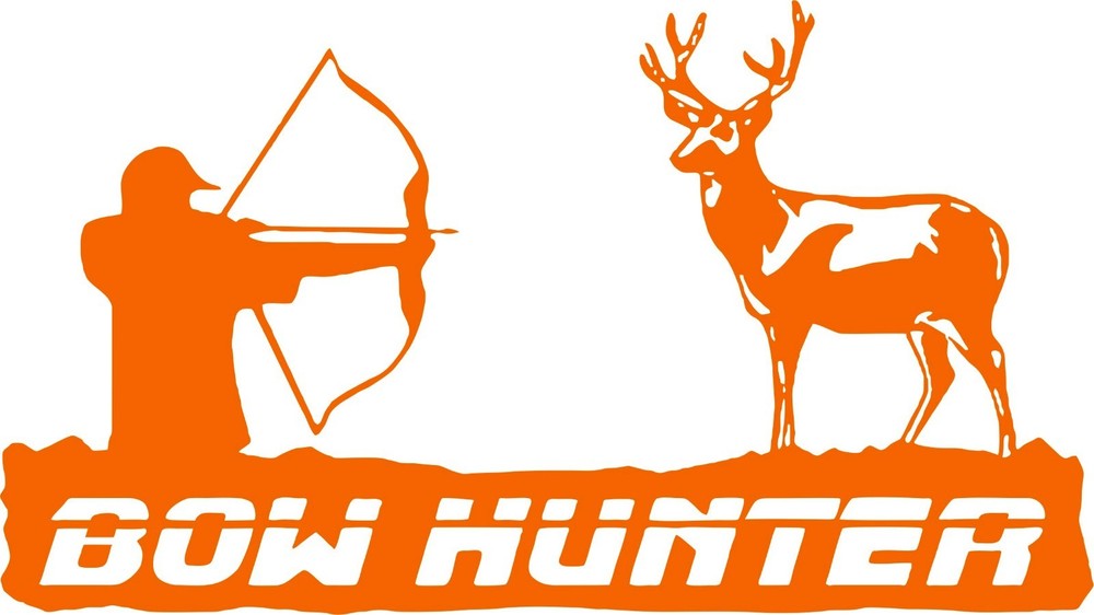 Bow Hunter Deer Archery Hunting Car Truck Window Laptop Vinyl Decal Sticker