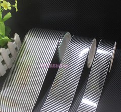 Tape Decal 2D 3D 4D 5D Texture Carbon Fiber Vinyl Wrap Car Sticker Strips Black