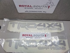 Toyota Tundra 14-17 TRD 4×4 Off Road Decal Emblem Sticker Kit Genuine OE light