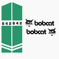 Fits Bobcat 642 Decals Stickers kit Repro Aftermarket Decal kit Premium Vinyl
