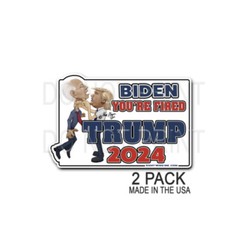 Biden You’re Fired – Trump 2024 MAGA Patriotic Right Wing Decal Stickers Packs