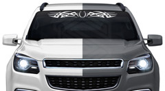102-01 HORSESHOE Windshield Decal Window Sticker Vinyl Graphic Design Trailer