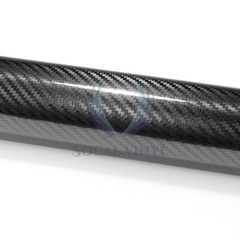 5D Carbon Fiber Black High Gloss Glossy Auto Vinyl Wrap Sticker Decal Sheet Film
