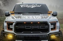 Cowgirl 40″ Windshield Vinyl Decal Sticker Car Truck SUV Diesel Country Ranch F