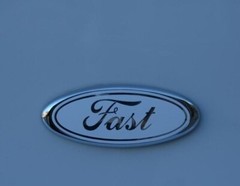 94-04 Fast mustang trunk badge emblem overlay decal Ford Decal NOT EMBLEM.