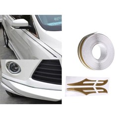 Double Line Tape Decal Gold PVC Practical Stickers Stripe Tape High Quality