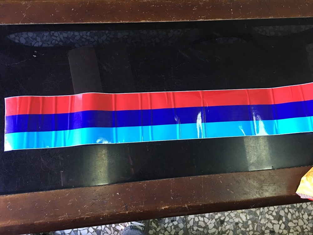 CAR HOOD BODY TRUNK DECORATION STRIPES TRIM STICKERS 15CM(W) X 200CM(L)