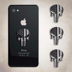 Punisher Subdued Flag Skull Sniper iphone Decal Android Phone American Sticker