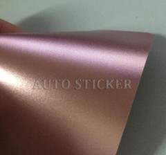 65FT x 5FT Roll Metallic Satin Matte Pearl Chrome Vinyl Wrap Car Film Rose Gold