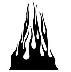 FLAME HOOD #10 DECAL VINYL GRAPHIC CAR TRUCK SUV VAN SEMI CROSS OVER BLAZE