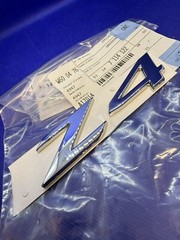 Logo Z4 Coffre Chrome Series E85 E86 E89 BMW Badge Original 51147114122 New
