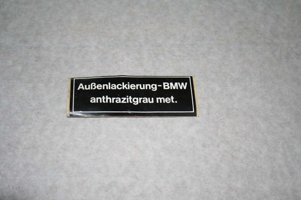 BMW CAR COLOR STICKER