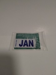 California DMV License Plate Month Sticker January Original Free Shipping
