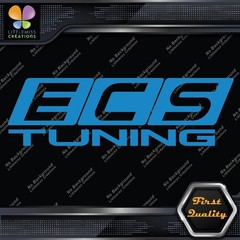 Compatible With ECS Tuning Performance Racing JDM Logo Vinyl Decals Stickers