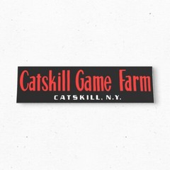 CATSKILL Game Farm Bumper Sticker – Tourism USA Vintage Style – Vinyl 80s 90s
