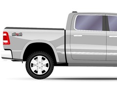 2 x 4×4 Off-Road Four Wheel Drive Decal Stickers For Truck or SUV 14.5 x 5 inch