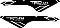 2X side bed Vinyl Decals graphic 2016-2020 4 Toyota Tacoma TRD 4×4 Sport