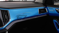 Premium Light Blue Brushed Aluminum Steel Vinyl Wrap Sticker Film Decal Air