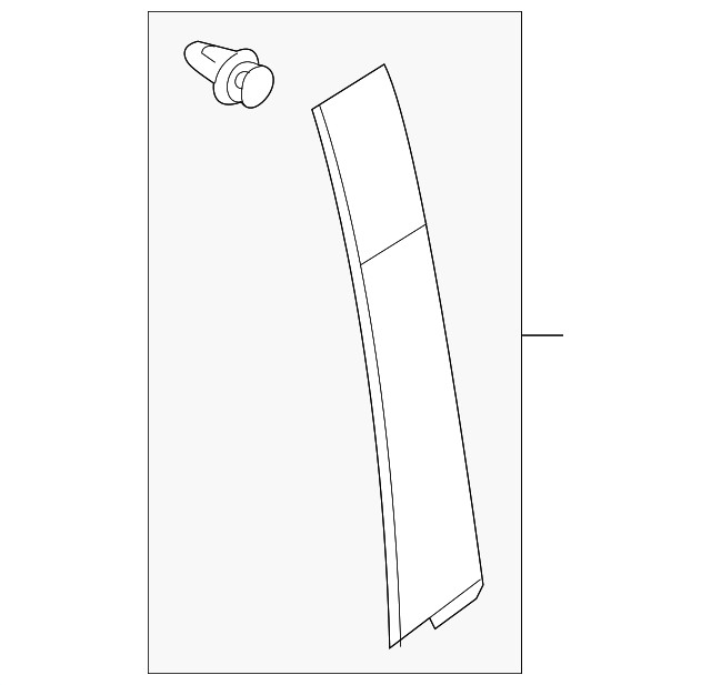 Genuine Mazda Door Applique DGJ1-50-M10A