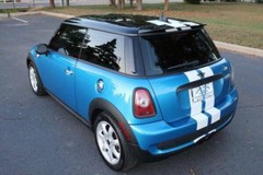 Plain Dual 6″ boot bonnet decal decals stripe Stripes Fit Any Mini Cooper S Jcw