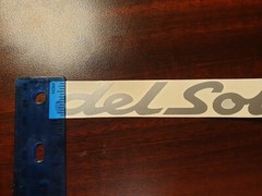 Honda Delsol/CIVIC Decal Logo/Bumper Sticker