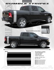 Side Truck Bed Striping Decals Stripes 3M Graphics for 2009-2018 Dodge Ram