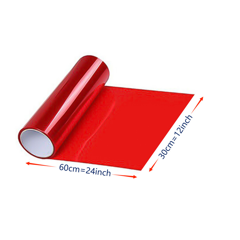 Car Auto Premium Glossy Headlight Taillight Fog Light Vinyl Sticker Tint Film
