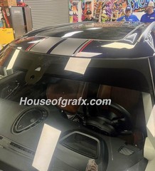 2 color Rally stripes fit any year Mini Cooper Clubman with sunroof