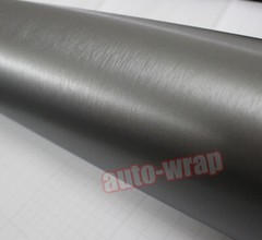 50FT X 5FT Full Car Wrap Grey Metal Brushed Steel Vinyl Satin Matte Sticker US